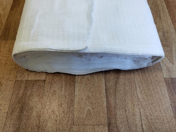 Вафельная полотенечная ткань шир.45 см. плотность 120 гр.м.кв Кромка